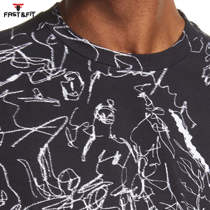 Vente chaude Dernière Conception Surdimensionné Coton Fait Sur Mesure 100% coton T-shirt pour hommes Offre Spéciale Nouveau Style Hommes T-shirt à Vendre - Product Image 5