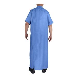 Túnica árabe Shalwar Kameez musulmana de fábrica al por mayor paquistaní informal para hombre a la venta moda 2025 transpirable - Product Image 4
