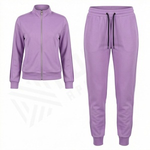 Ensemble de survêtement sportif pour femmes, style hivernal, en gros, motif uni, sweat à capuche, survêtement patchwork, tenue de sport pour la salle de sport - Product Image 1