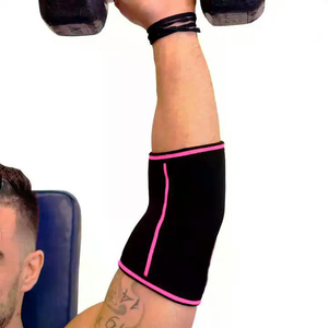 Meilleures ventes de sangles de gymnastique Power Crossfit genouillères manches haltérophilie Protection Bandage pour Fitness Sports Sports Protection - Product Image 2