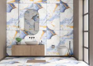 Norme internationale 60x120cm Harmony Carreaux Golden Vein Brillant Parfait pour les entrées et les couloirs résidentiels haut de gamme - Product Image 2