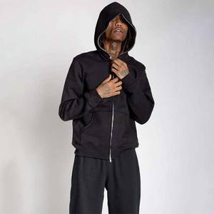 Wholesale Men's 100% Cotton Winter Heavy Weight <b>Full</b> <b>Zip</b> Hoodie Custom Logo Digital Printing Oversize Blank <b>Hoodies</b> - Product Image 3