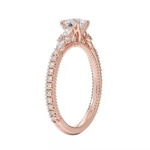 แหวนเพชรโมอิสเจียระไนทรงรีแหวนเพชรโมอิสสำหรับ S925แหวนหมั้นเพชรโมอิส - Product Image 6