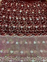 Nouvelle collection de tissu de filet de séquence arc-en-ciel de bonne qualité pour la fabrication de robes de soirée du fournisseur indien au prix d'exportation