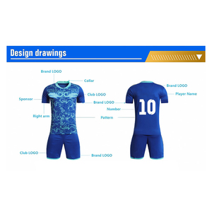 Maillot et short de football avec logo personnalisé 2025 Kits de football de haute qualité Kit de football pour hommes Dernière conception - Product Image 5