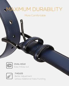 2025 nouvelles ceintures en cuir véritable de haute qualité pour hommes Logo personnalisé en gros jeans décontractés robe formelle élégant alliage broche personnalisée - Product Image 4