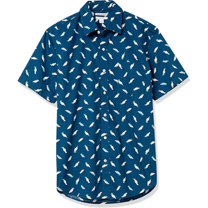 Mode hommes hawaïen fleur imprimer à manches courtes chemises hawaïennes Polyester coton respirant Street Wear chemises pour hommes - Product Image 1