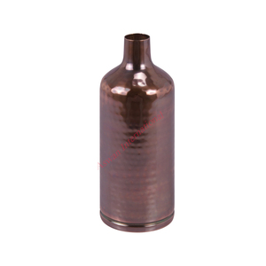 Floreros de Metal de hierro de diseño moderno hechos a mano forma personalizada con acabado de cobre jarrones decorativos de calidad eco-sostenible - Product Image 4