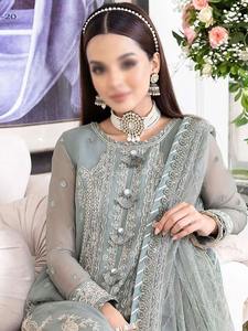 เดรสทางการแบบไม่มีตะเข็บสำหรับผู้หญิง2025ซาลวาร์คาเมซยาวปกติ - Product Image 2