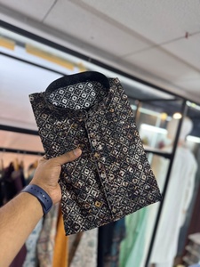 Trabajo de bordado de pollo listo en tela pura de viscosa Reyon Kurta para todo tipo de funciones - Product Image 4