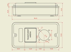 Boîtier de distribution haute performance PS-14H7, indice de protection IP67, en ABS avec fixations internes - Product Image 5