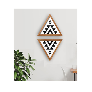 Décoration murale en bois et décoration de méditation d'art mural de taille personnalisée utilisation de tenture murale circulaire - Product Image 6