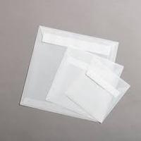 Enveloppes portefeuilles en vélin translucide, modernes, transparentes, personnalisables pour les invitations de mariage et la papeterie de luxe