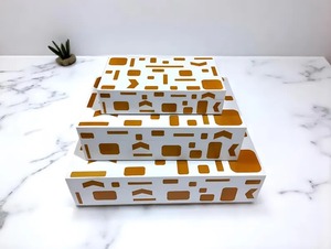 กล่องเครื่องประดับฝังเรซิน MDF สำหรับเก็บแหวนหรือต่างหูทำมือตามความต้องการชั้นนำพร้อมขาย - Product Image 5