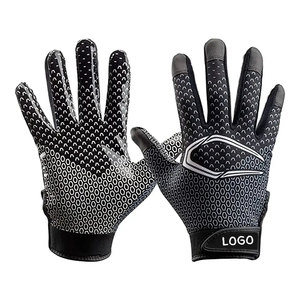 2025 Gants de récepteur de football haute vente Logo personnalisé et conception Fabricant de gants de football américain au Pakistan - Product Image 1