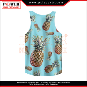 Débardeur de gymnastique sans manches en tissu léger avec logo personnalisé pour hommes - Product Image 4