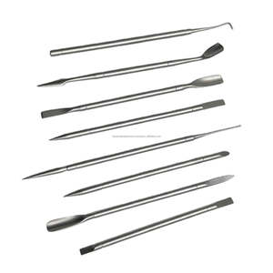 Empujador de Cutículas de Acero Inoxidable de Doble Punta Reutilizable para Manicura Profesional en Salón - Product Image 5