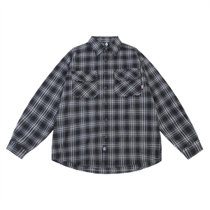 Custom <b>Men's</b> Casual High Quality <b>Flannel</b> Vintage Plaid <b>Shirts</b> Loose Button Down Lapel Long Sleeve Plaid <b>Shirts</b> - Product Image 5