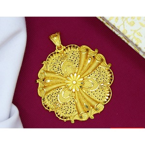 Pendentif breloques dubai indien à la mode plaqué or pendentif ensemble de bijoux de mode bijoux pendentif - Product Image 2
