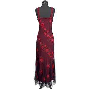 Robe de cocktail sans manches pour dames avec robe en poly-maille pour la robe de soirée pour la fête et l'occasion - Product Image 4