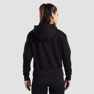 Chaqueta de Forro Polar con Cierre de Media Cremallera Arcadia Negra, 80% Algodón, 20% Poliéster, Tipo de Procesamiento Tejido - Product Image 2