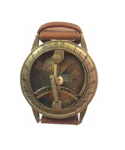 פליז Steampunk שעון שמש מצפן שעון יד ימי שעון שמש שעון עתיק יוניסקס מבוגרים הטוב ביותר מוכשר פריט
