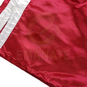 Pantalones Cortos de MMA de Diseño Personalizado Profesional con Cintura Elástica y Tela Satinada Transpirable y Antiarrugas, Más Vendidos al por Mayor - Product Image 4