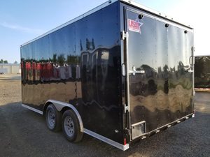 New Design CAMP Enclosed Car Trailer Empty Food Truck Enclosed Utility Trailer Aluminum Cargo Trailers Ready For Export - Product Image 3