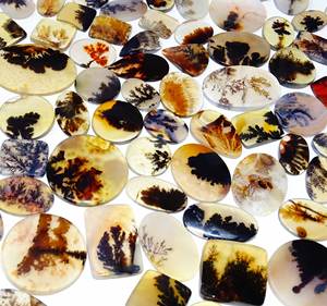 Shazar หินโมรา dendritic อัญมณีหลวม Cabochon อัญมณีหลวมขายส่งพลอยธรรมชาติใช้ทำเครื่องประดับ - Product Image 3