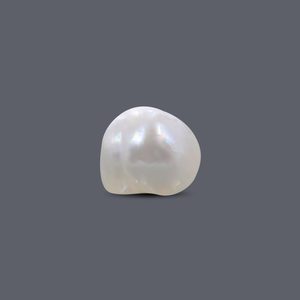 Perle de Basra 3,16 carats, naturelle, d'eau douce, blanche et rose, forme baroque et pomme de terre, pour la création de bijoux - Product Image 2