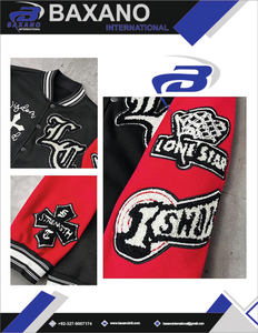 Vestes pour hommes Urban Street Bomber Jacket Hommes Hiver Broderie Lourde Réversible Coupe-Vent Avant Logo Fermeture À Glissière Veste - Product Image 6