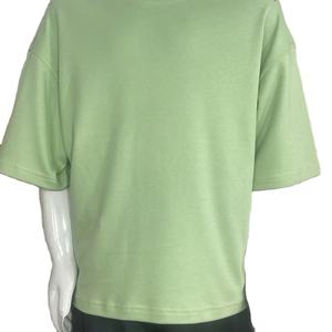 Camiseta de Manga Corta para Hombre, Corte Regular, Cuello Redondo, 100% Algodón, Color Sólido, Secado Rápido, Transpirable, Casual, Hombros Caídos - Product Image 5