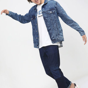 Chaqueta vaquera para hombre de nuevo diseño al por mayor, talla normal, ropa de calle para exteriores, chaqueta vaquera transpirable a la venta con logotipo personalizado - Product Image 2