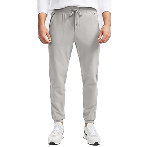 Zipper Pockets Warm <b>Pants</b> for Winter Running Workout Gym Golf and Men's Fleece <b>Lined</b> Joggers Sweatpants - Product Image 2
