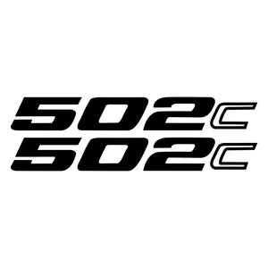 Ensemble d'autocollants Benelli 502C, lot de 2 logos de queue, autocollant Master - Product Image 6