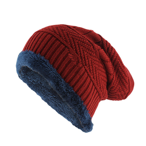 Suéter de Lana, Acrílico, Cachemira, Gorro de Invierno Cálido, Tejido, con Parches, Forro de Felpa, Seda y Satén - Product Image 4