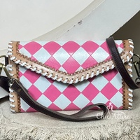 Nouvelle arrivée, sac à main pour femme, sac à main de haute qualité, très vendu, sac à main en cuir à carreaux, sac bandoulière mini