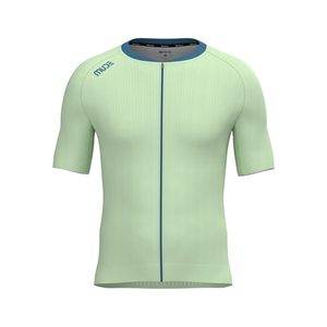 Maillot de cyclisme léger pour homme GLIDE Menthe - Vêtements de sport d'été sublimés personnalisés - Product Image 4