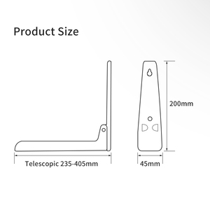 Zuogang MB-9 thép phổ tường gắn lò vi sóng Khung Hỗ trợ khung chủ nhà bếp đứng kệ giá - Product Image 5