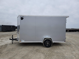 Remolque de Carga Cerrado ENCLOSE 6X12 con Rampa y Puerta Lateral, Acabado Plateado, Capacidad de Carga Útil de 1001-2000 kg - Product Image 6