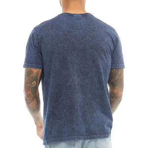 เสื้อยืดแขนสั้นผ้าซักกรดสำหรับผู้ชายเสื้อซักกรดสำหรับผู้ชายเสื้อผ้าลำลองออกแบบโลโก้ได้ตามต้องการ - Product Image 5