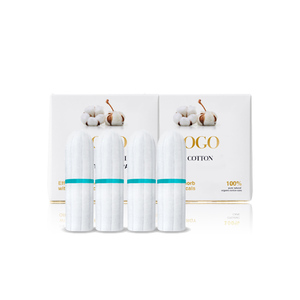 Tampone mestruale vaginale non sbiancato organico igienico femminile con applicatore - Product Image 2