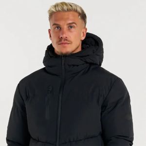 Chaqueta acolchada de palangre de carbón Ajuste regular con puños acanalados Bolsillo en el pecho con cremallera Bolsillos dobles y diseño cálido listo para el invierno - Product Image 6