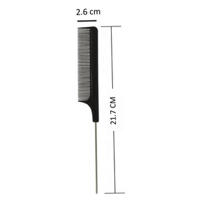 Peigne à queue de rat professionnel GEMSTONE ENTERPRISES, peigne à queue en plastique pour la sectionnalisation des cheveux, extensions capillaires, coloration et coupe - Product Image 1