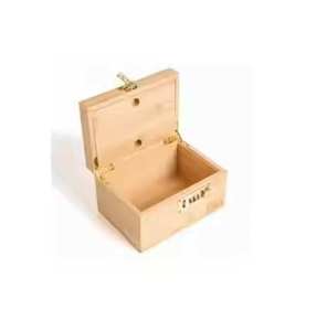 Caja de Joyería de Madera en Forma de Corazón, Hecha a Mano, Organizador de Madera Natural para Anillos y Aretes, Artículo de Regalo - Product Image 6
