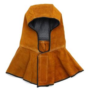 Casque de soudage en cuir avec service OEM, casque de protection de 60 cm pour soudeur, travaux de soudage, sécurité au travail, gants - Product Image 2
