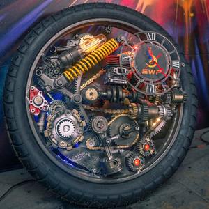 Horloge mécanique industrielle personnalisée, pièces métalliques, horloge artistique, horloge à engrenages, personnalisation Vietnam 2026, prix abordable - Product Image 6