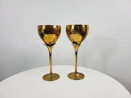 Handmade Brass <b>Wine</b> <b>Goblet</b> Vintage Engraved Chalice Metal Cup Antique Drinking Glass Barware Wedding Gift Decorative Tableware - Product Image 5