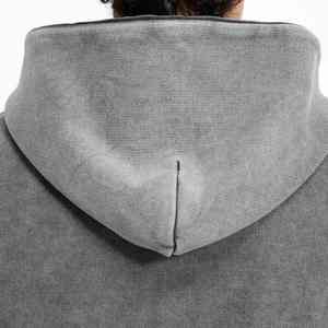 Sweat-shirt classique délavé à l'acide, ton rétro, polaire doux, pull chaud d'hiver, style robuste, mode quotidienne, confortable à porter - Product Image 6