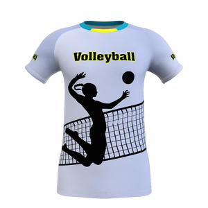 Men's Q-Neck Short Sleeve 100% Polyester Breathable Comfortable High Quality Customizable Jersey <b>Set</b> Beach <b>Volleyball</b> Team Gear - Product Image 1